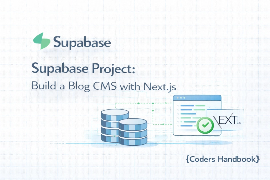 Supabase Project: Build a Blog CMS with Next.js