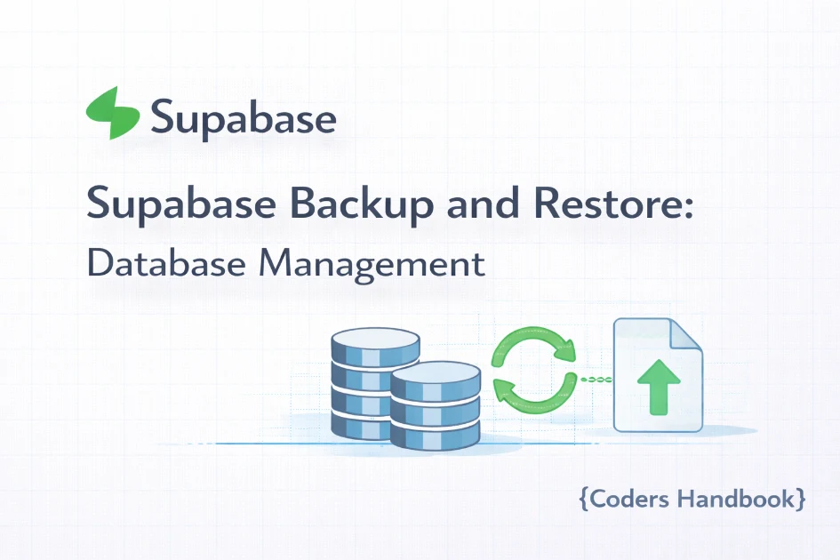 Supabase Backup and Restore: Database Management