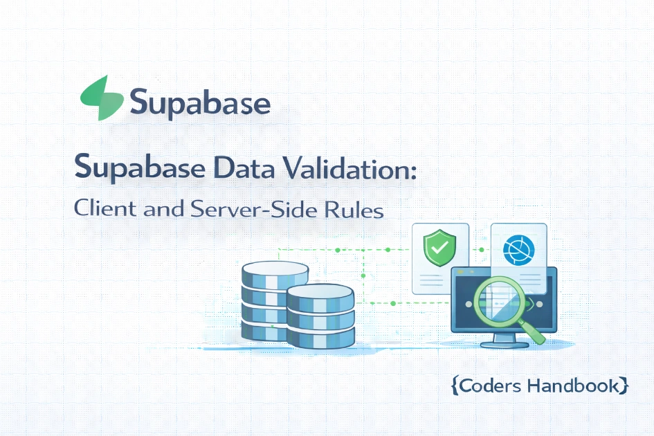 Supabase Data Validation: Client and Server-Side Rules