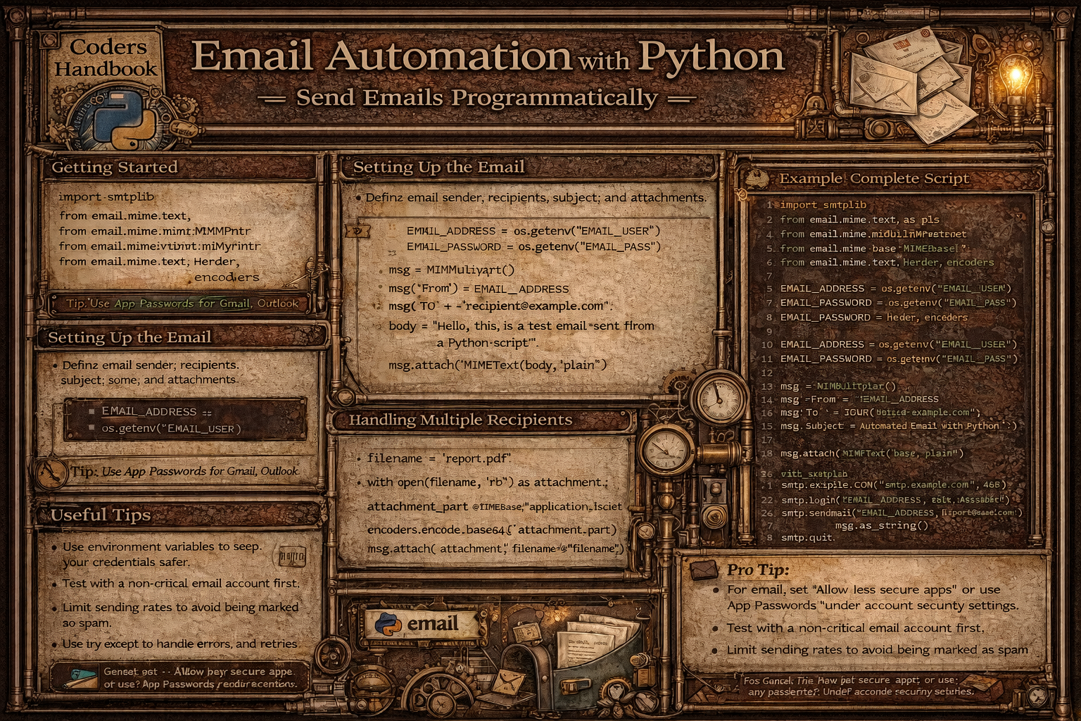 Email Automation with Python: Send Emails Programmatically