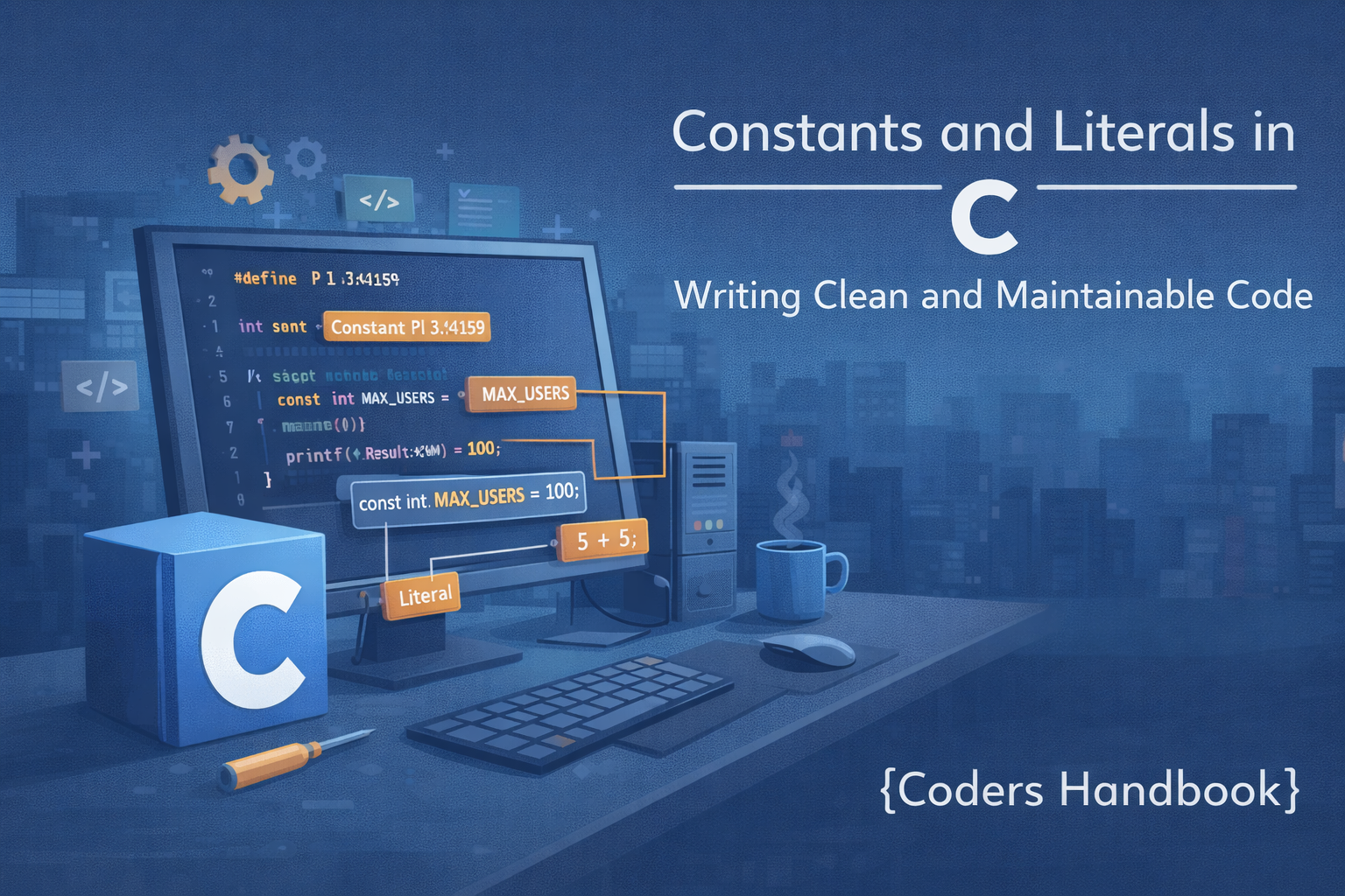 Constants and Literals in C: Writing Clean and Maintainable Code