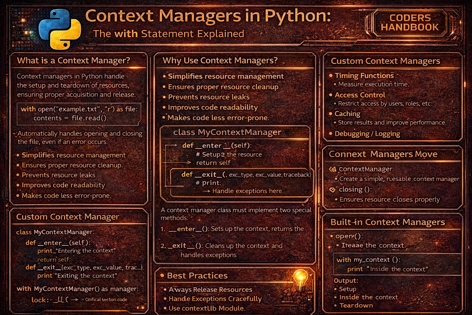 Context Managers in Python: The with Statement Explained