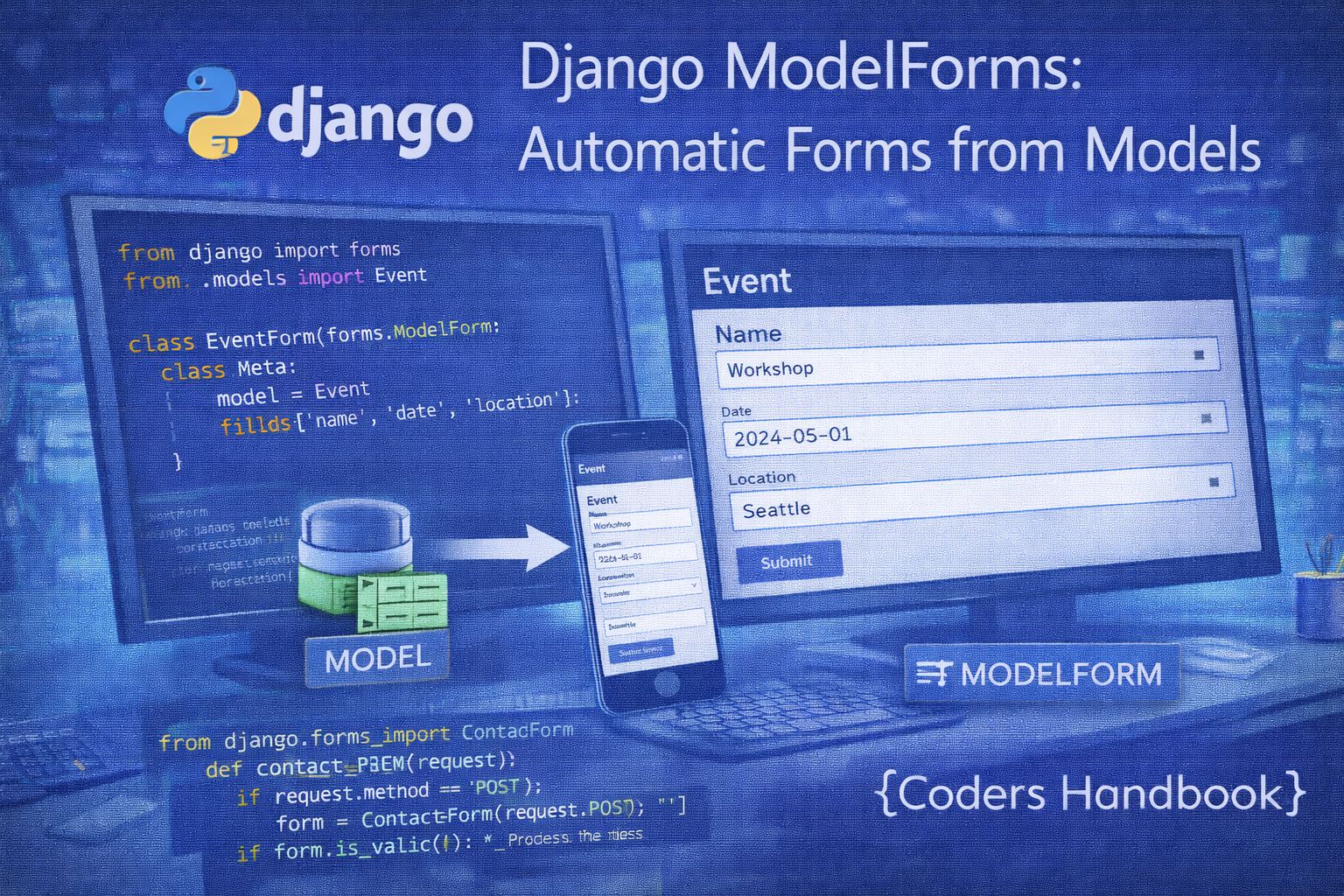 Django ModelForms: Automatic Forms from Models