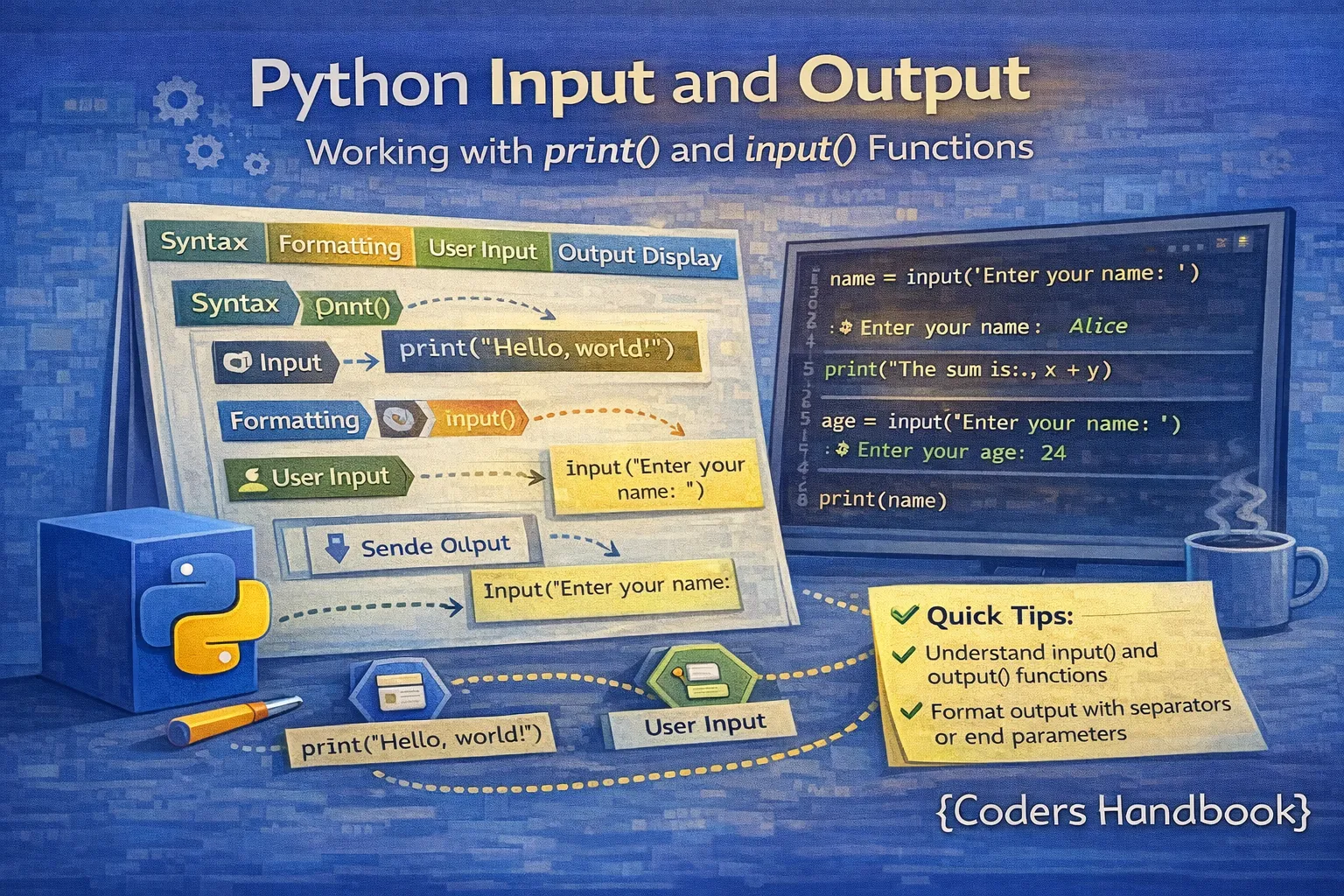 Python Input and Output: Working with print() and input() Functions