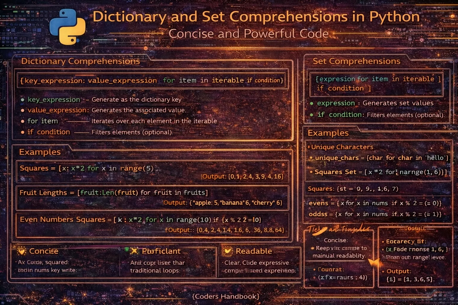 Dictionary and Set Comprehensions in Python