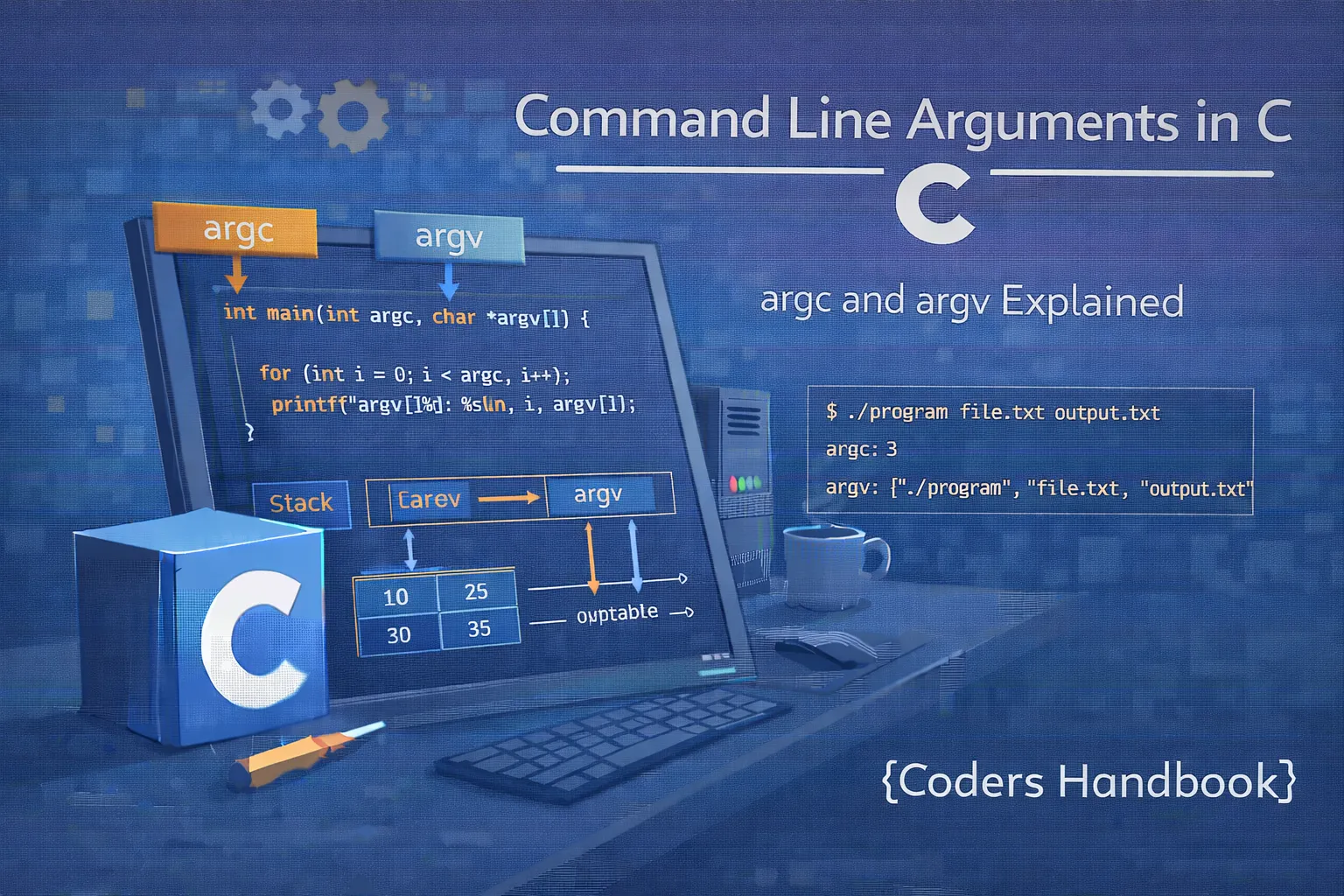 Command Line Arguments in C: argc and argv Explained