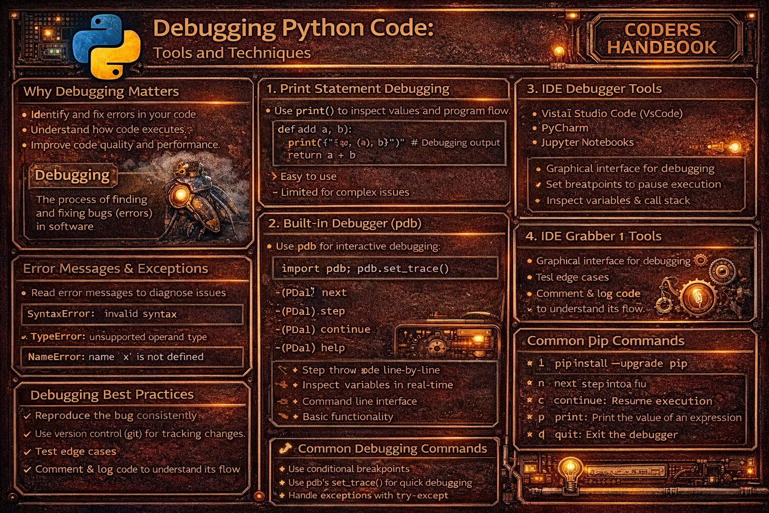 Debugging Python Code: Tools and Techniques