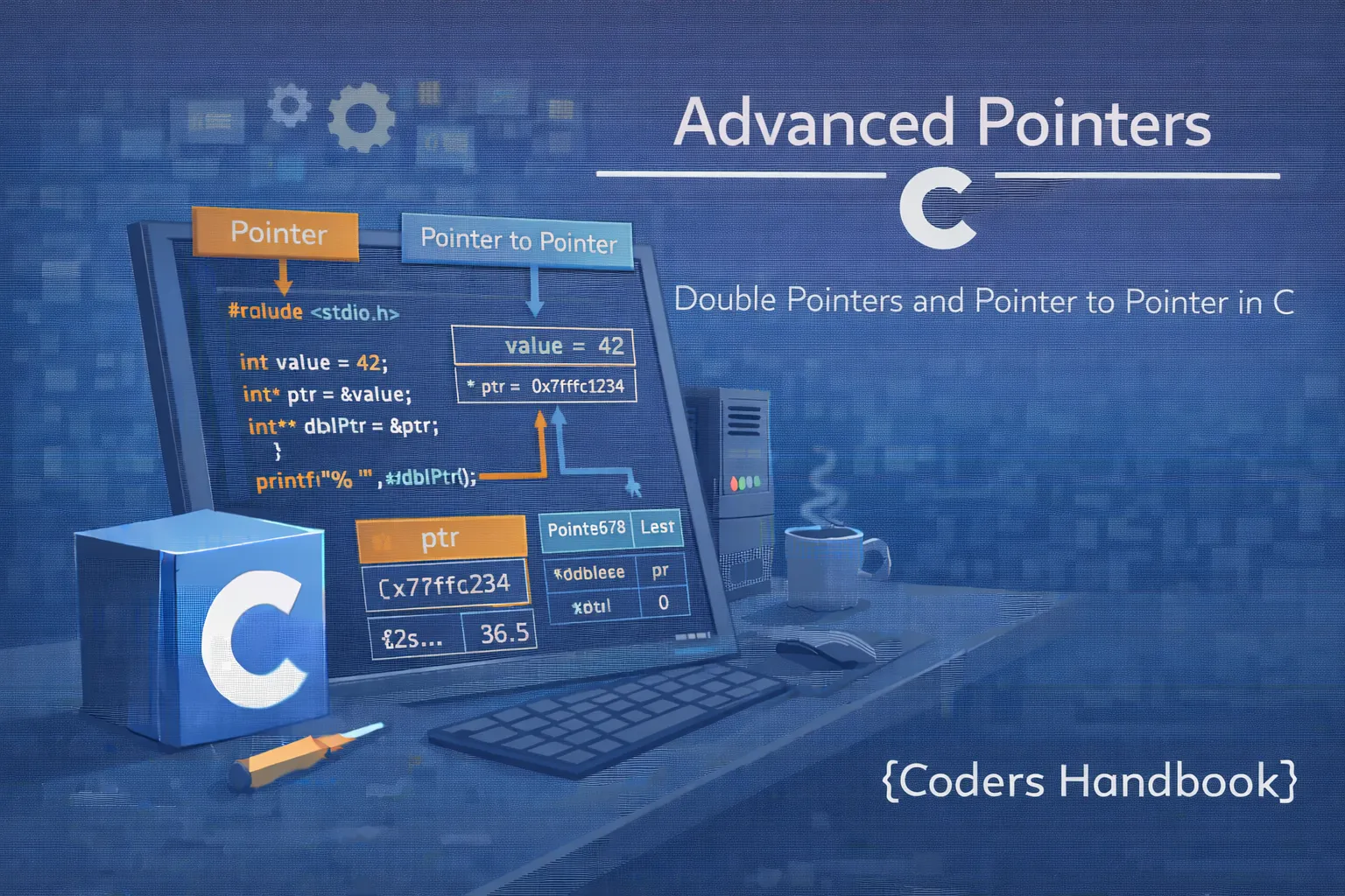 Advanced Pointers: Double Pointers and Pointer to Pointer in C