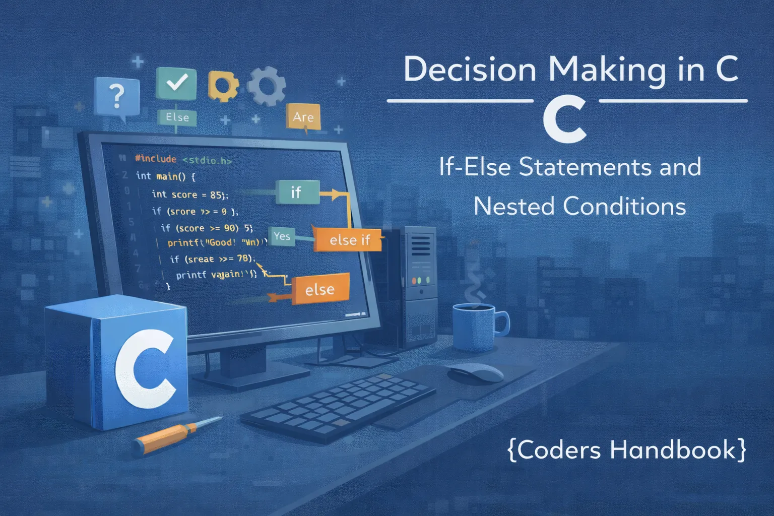 Decision Making in C: If-Else Statements and Nested Conditions