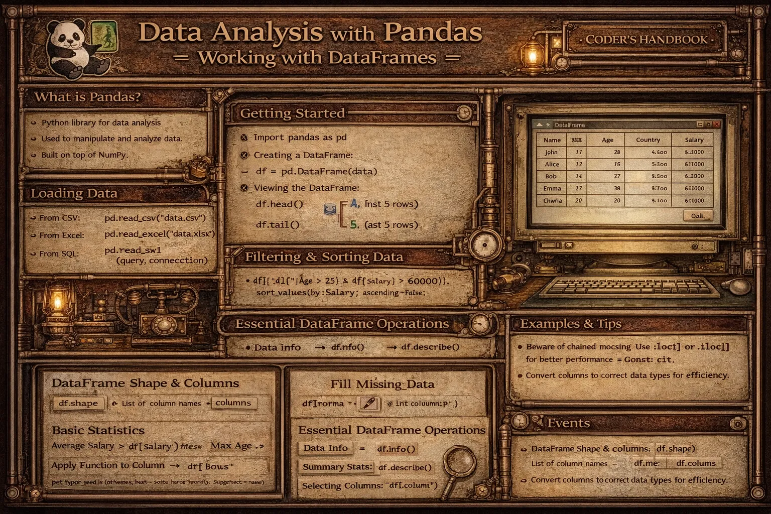 Data Analysis with Pandas: Working with DataFrames