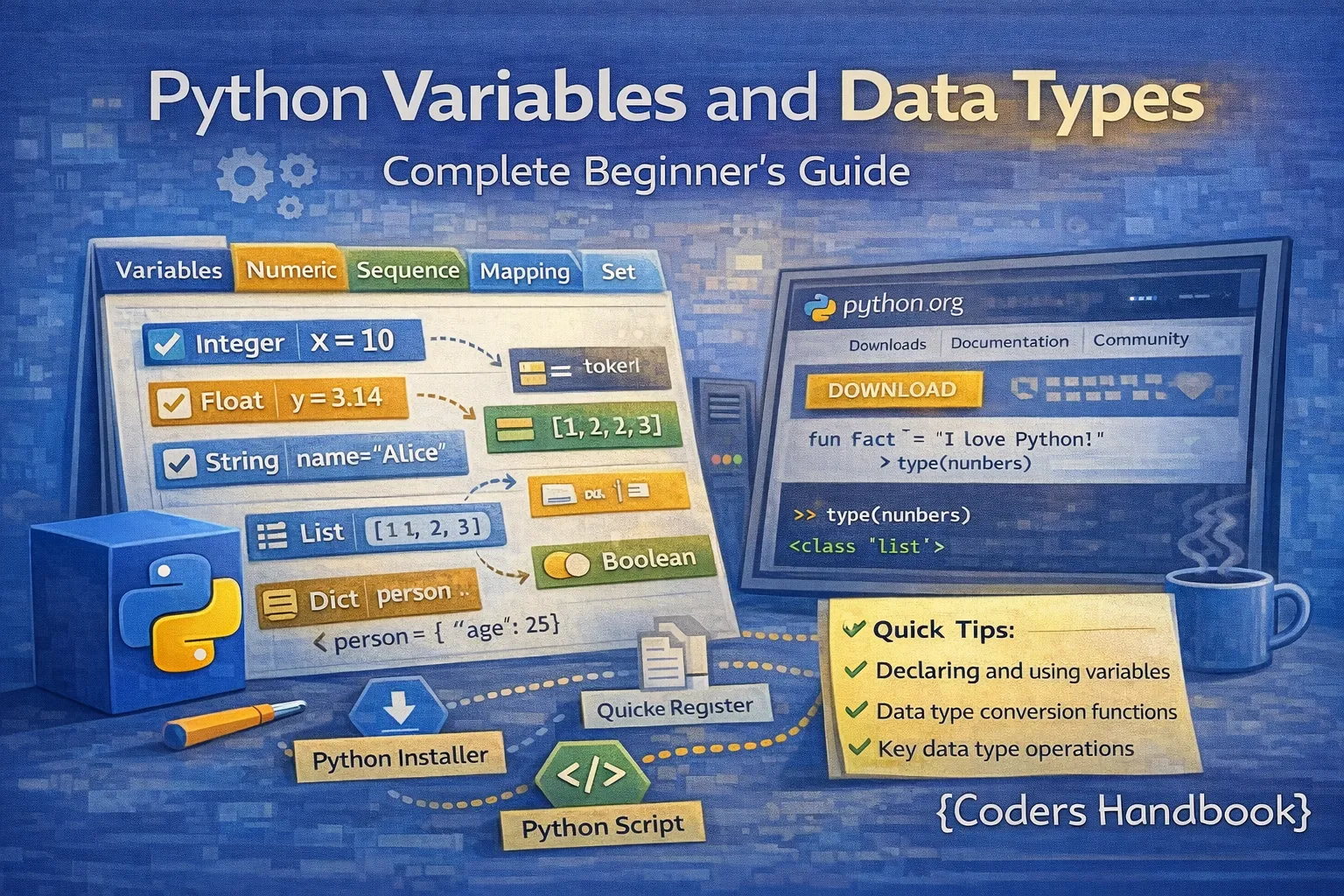 Python Variables and Data Types: Complete Beginner's Guide