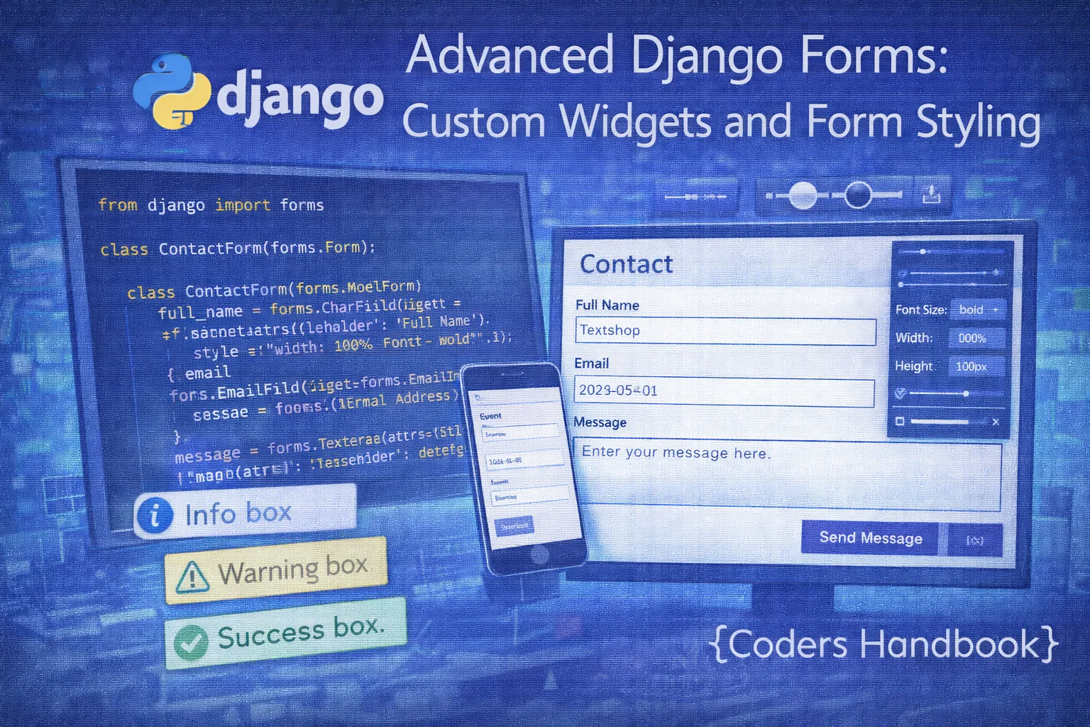 Advanced Django Forms: Custom Widgets and Form Styling