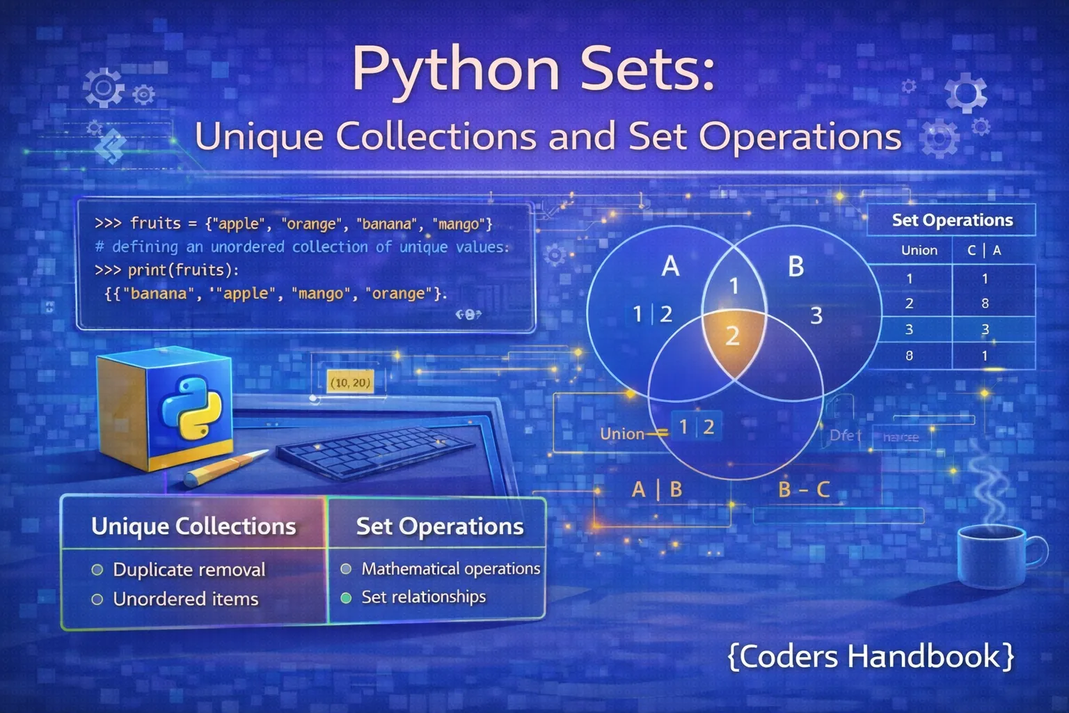 Python Sets: Unique Collections and Set Operations