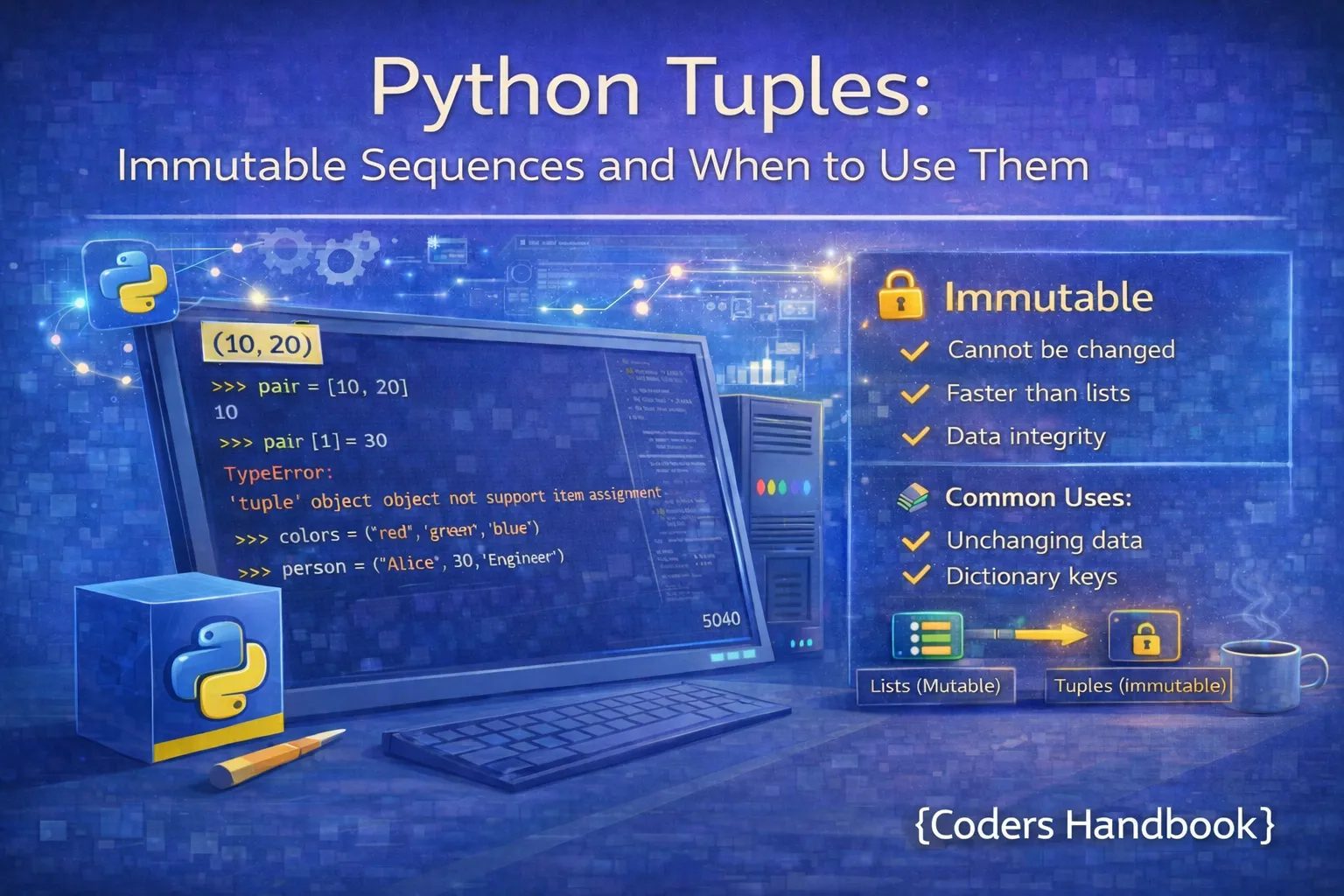 Python Tuples: Immutable Sequences and When to Use Them