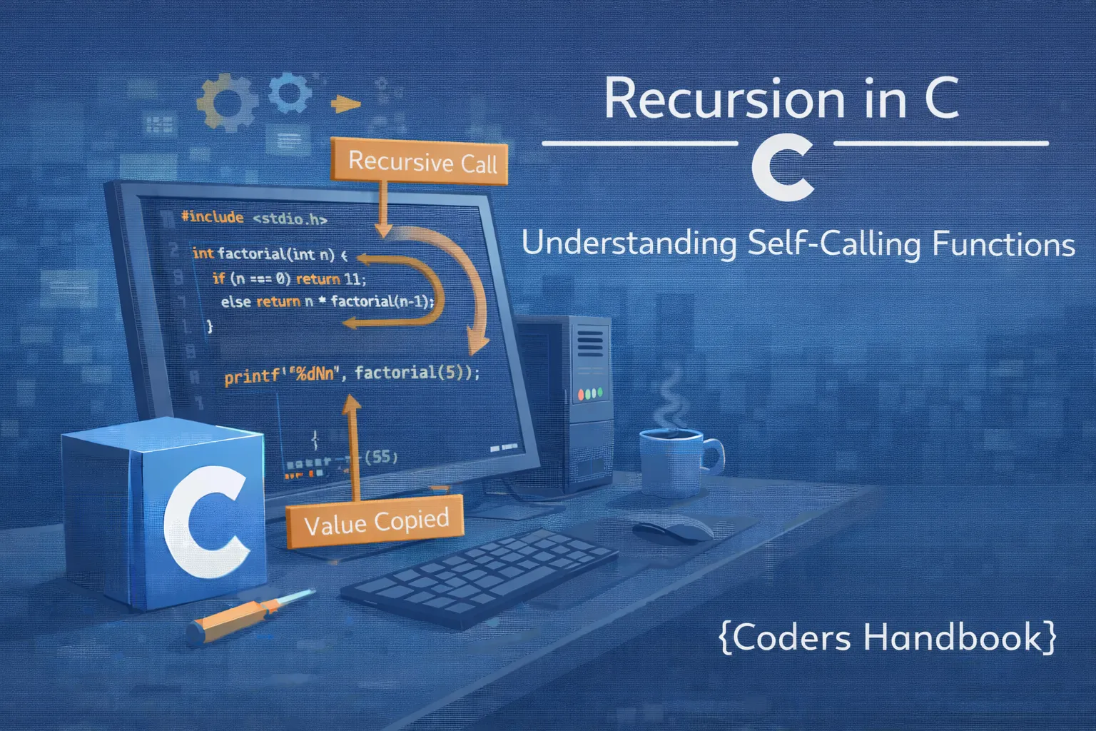 Recursion in C: Understanding Self-Calling Functions