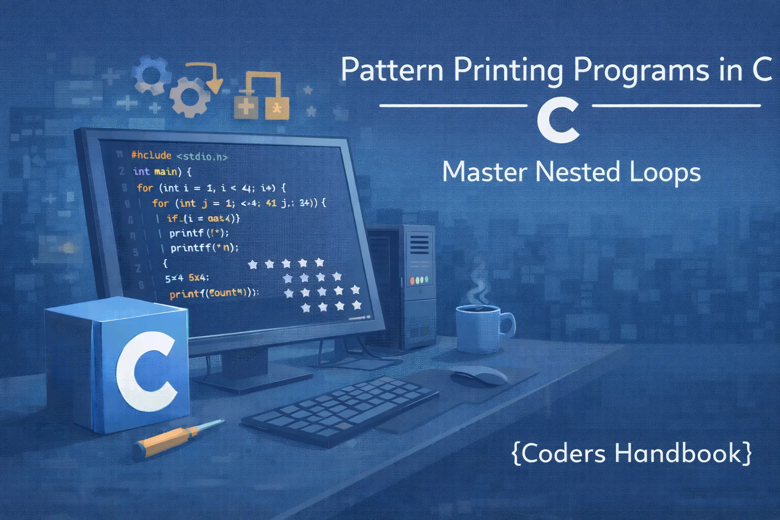 Pattern Printing Programs in C: Master Nested Loops