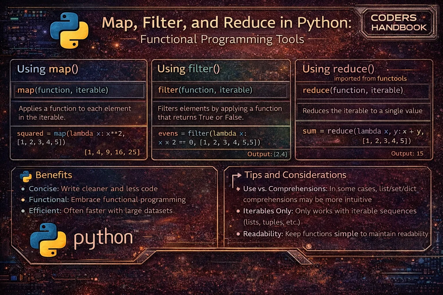 Map, Filter, and Reduce in Python: Functional Programming