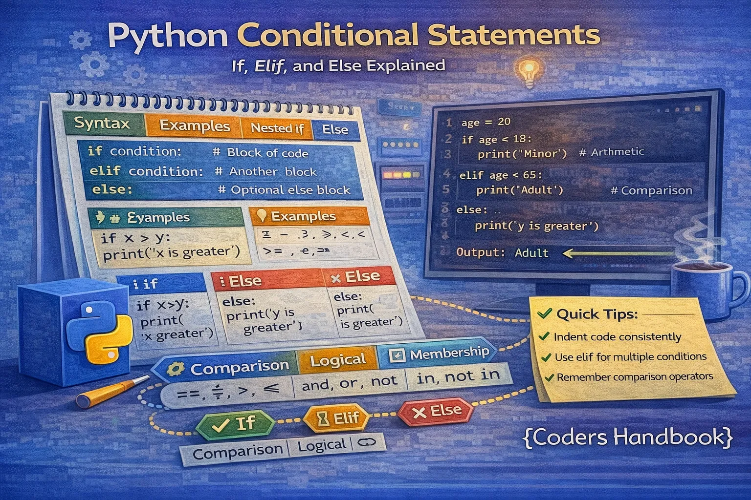 Python Conditional Statements: If, Elif, and Else Explained
