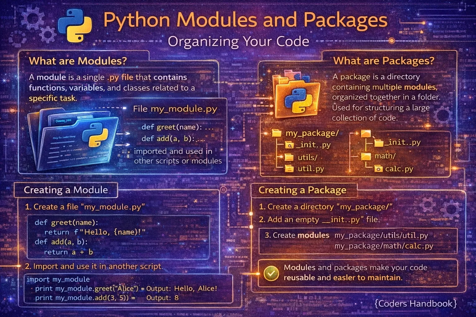 Python Modules and Packages: Organizing Your Code