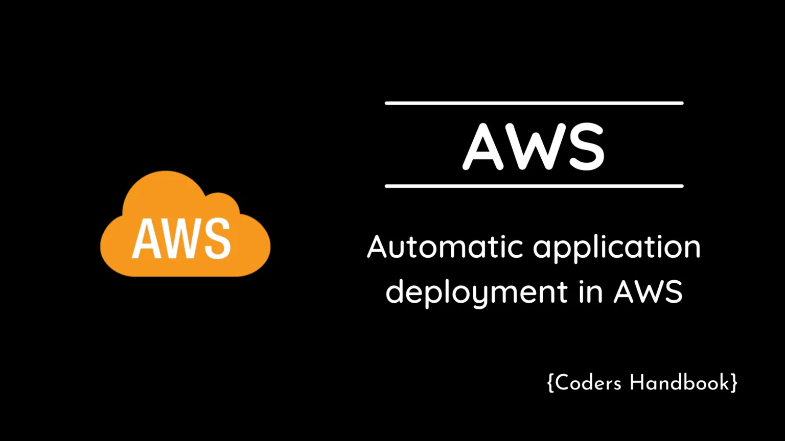 Automatic application deployment in AWS
