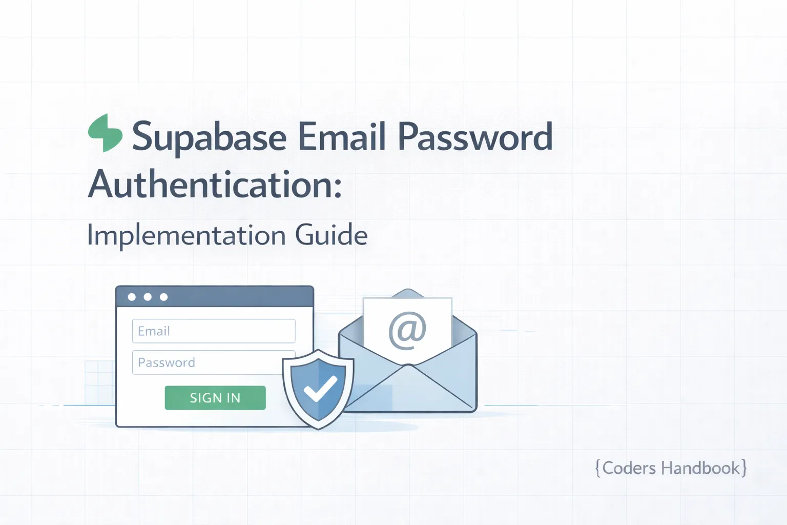 Supabase Email Password Authentication: Implementation Guide