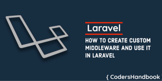 Custom Middleware in laravel