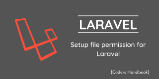 Setup file permission for Laravel